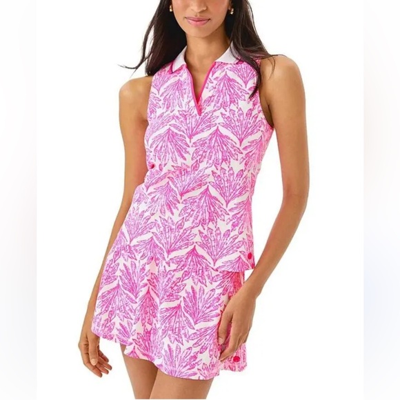 Lilly Pulitzer Luxletic Aila High
Rise Skort & Alister Polo Upf 50. MEDIUM - Picture 4 of 13